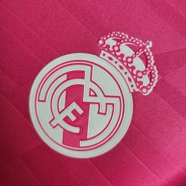 Camisa Real Madrid Away 2014/15 - Retrô Adidas Masculina - Rosa