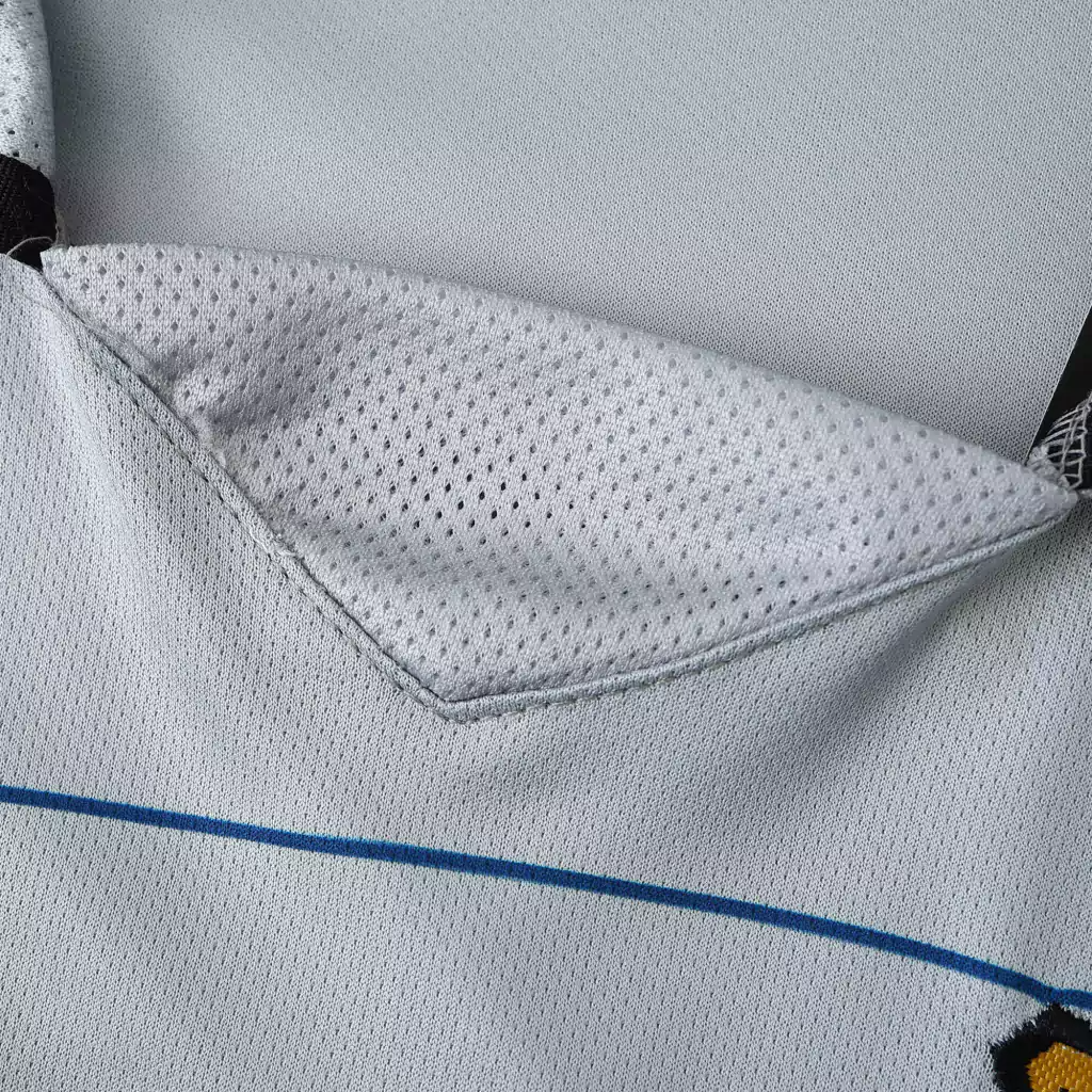 Camisa Barcelona Away 2003/04 - Retrô Nike Masculino - Cinza