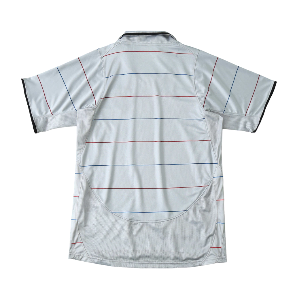 Camisa Barcelona Away 2003/04 - Retrô Nike Masculino - Cinza