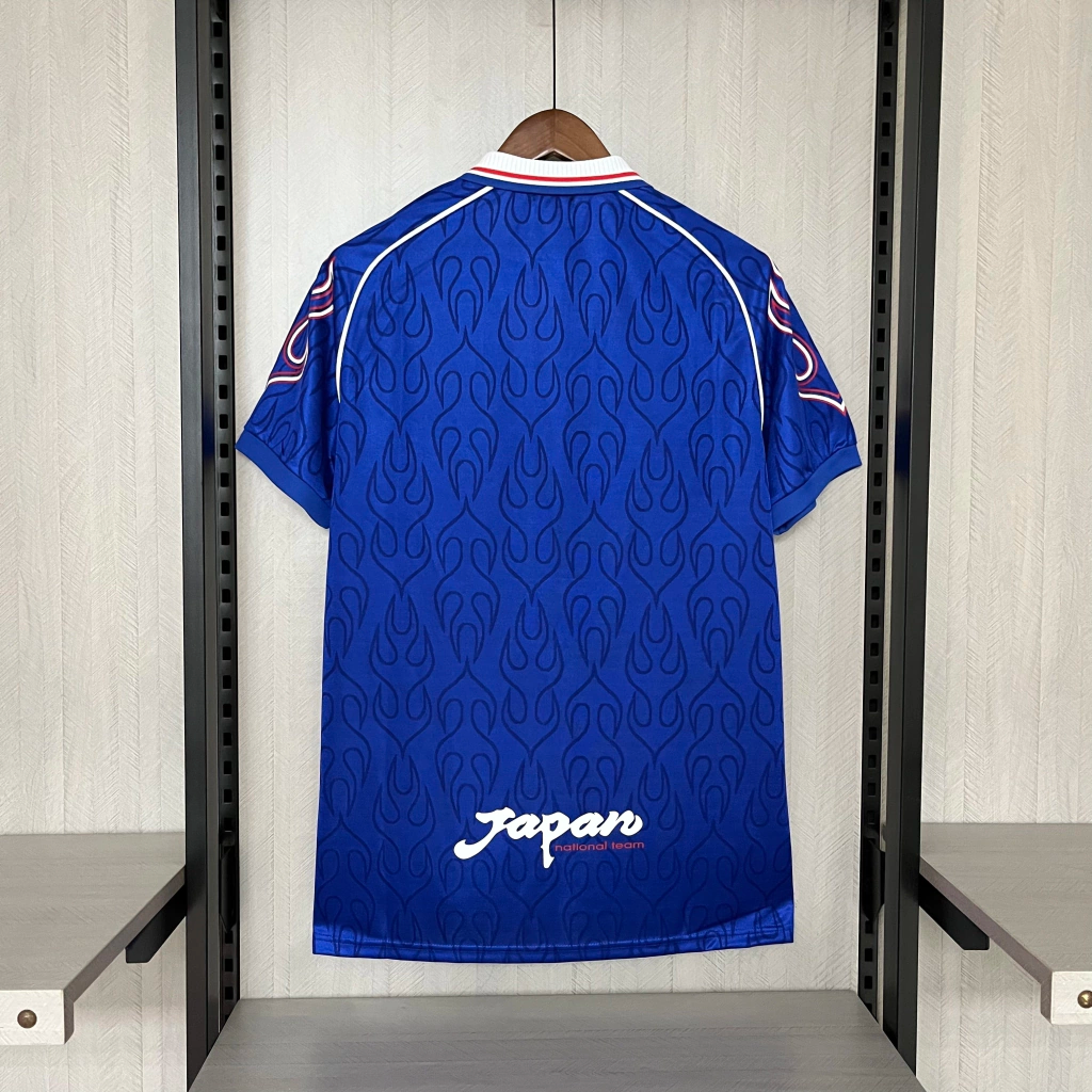 Camisa Japão Home 1998 - Retrô Asics Masculino - Azul