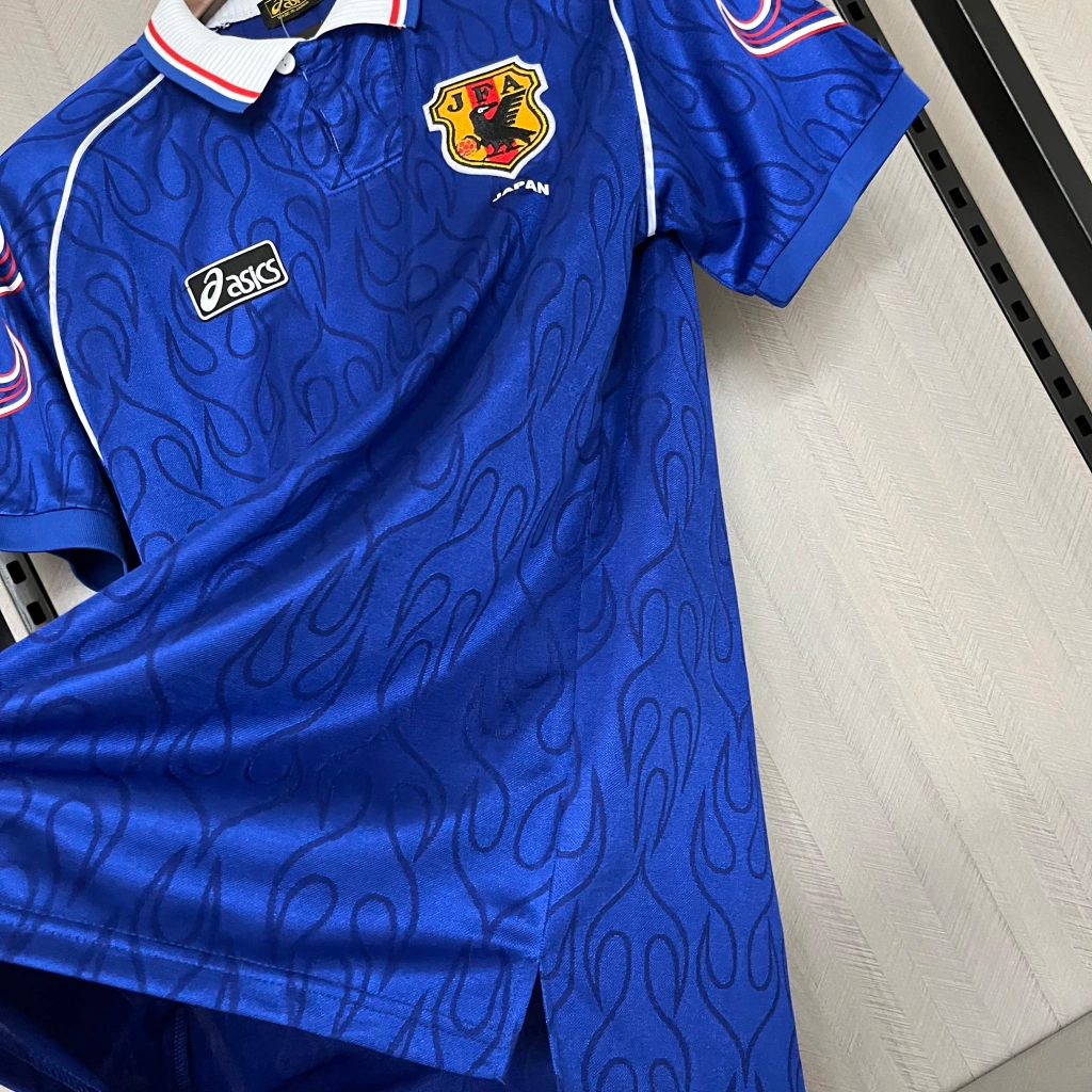 Camisa Japão Home 1998 - Retrô Asics Masculino - Azul