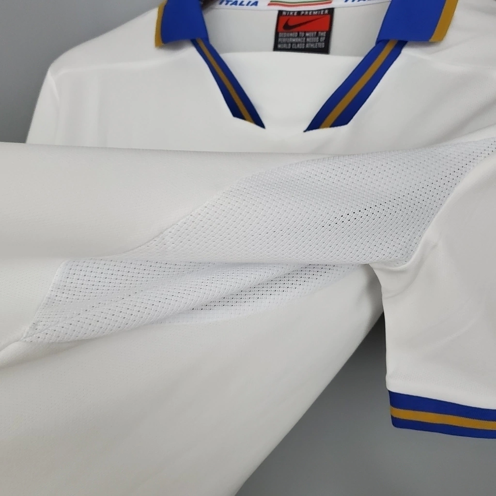 Camisa Itália Away 1996 - Retrô Nike Masculino - Branco
