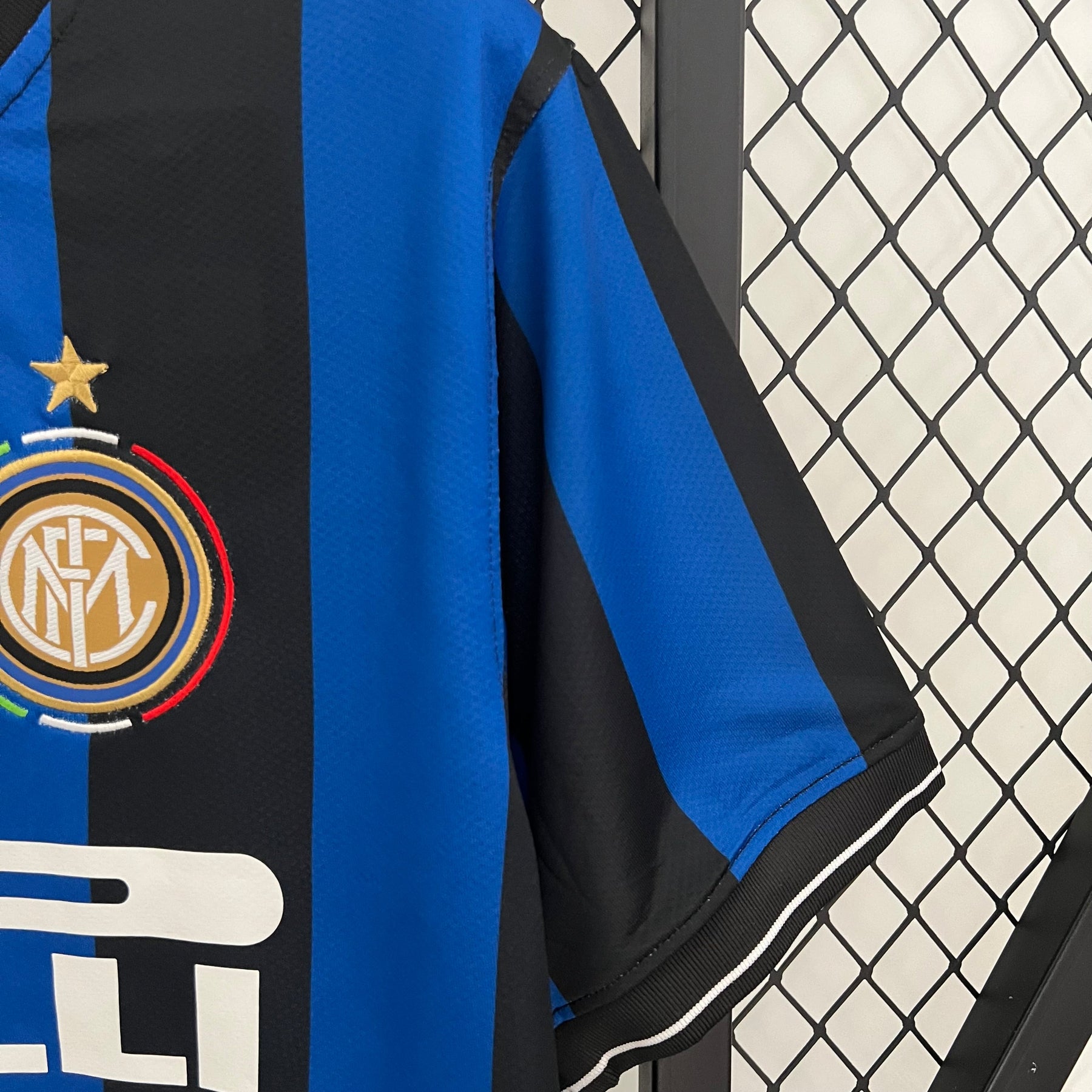 Camisa Inter de Milão Home 2009/10 - Retrô Nike Masculino - Azul e Preto