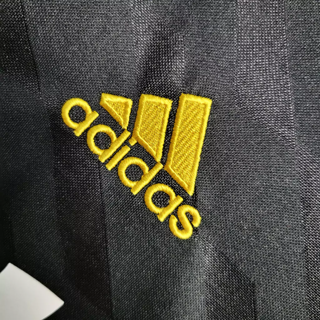 Camisa Real Madrid Away 2011/12 Manga Longa - Retrô Adidas Masculina - Preta