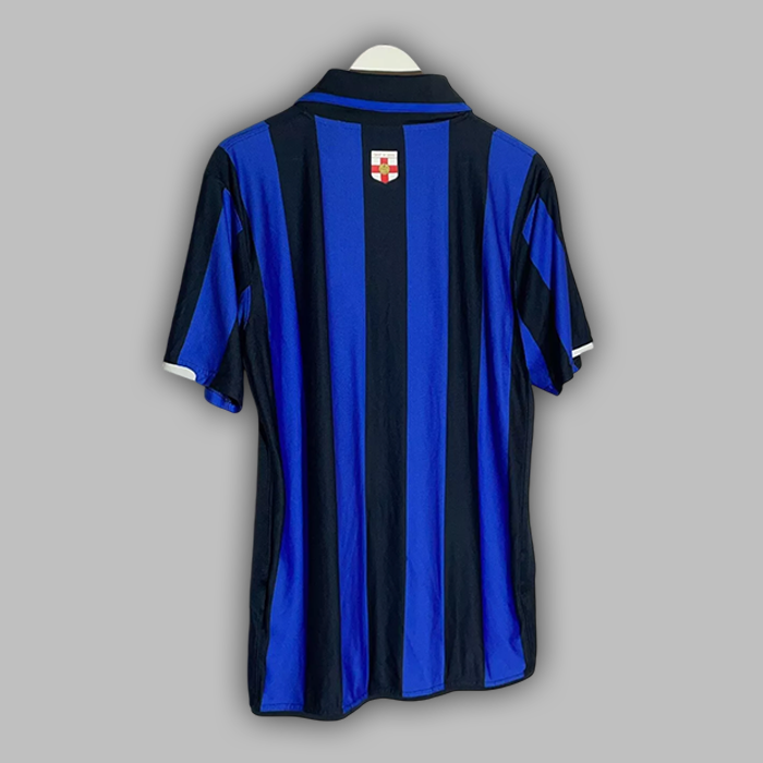 Camisa Inter de Milão Home 2007/08 - Retrô Nike Masculino - Preto e Azul