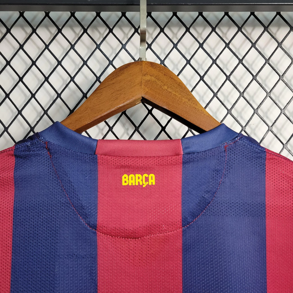 Camisa Barcelona Home 2014/15 - Retrô Nike Masculina - Azul e Grená