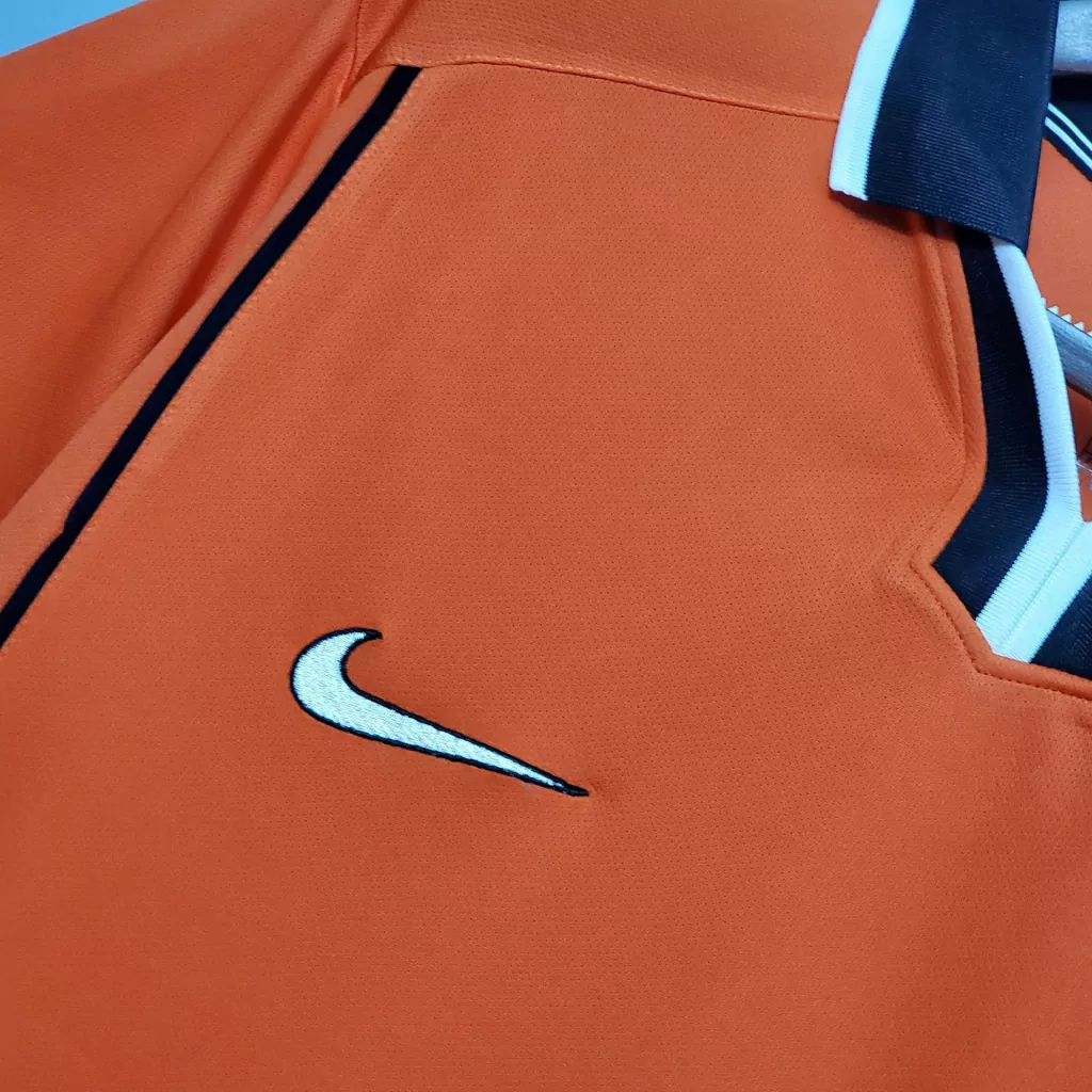 Camisa Holanda Home 1998 - Retrô Nike Masculino - Laranja