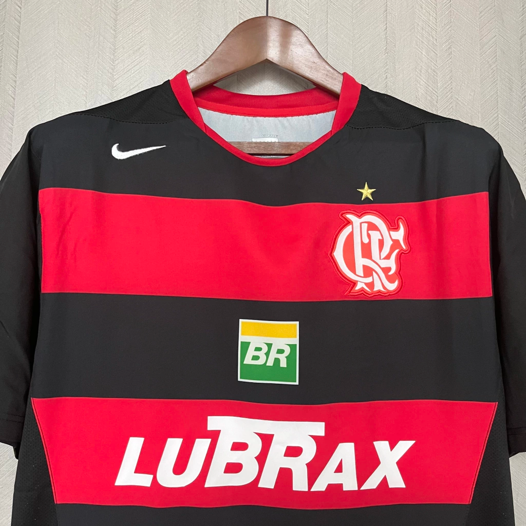 Camisa Flamengo Third 2005/06 - Retrô Nike Masculino - Preto e Vermelho