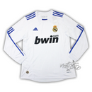 Camisa Real Madrid I 2010/11 Manga Longa - Retrô Adidas