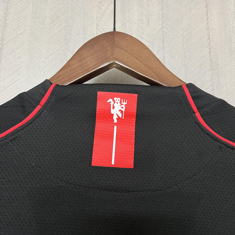 Camisa Manchester United II Manga Longa 2007/08 - Retrô Nike