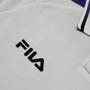 Camisa Fiorentina Away 1998/99 - Retrô Fila Masculino - Branco e roxo