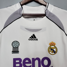 Camisa Real Madrid Home 2006/07 - Retrô Adidas Masculina - Branca