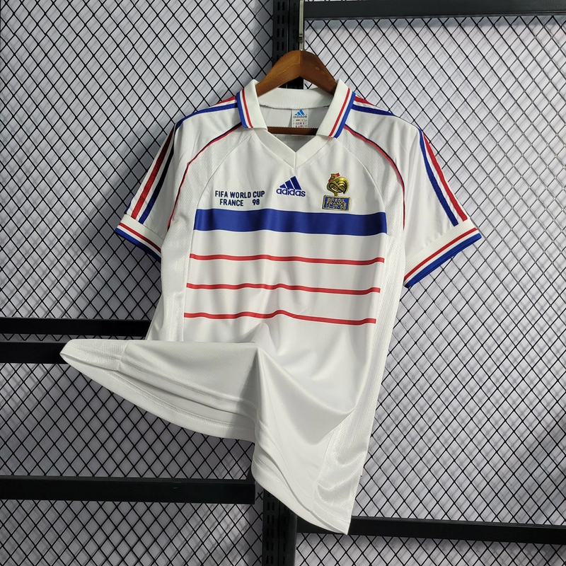 Camisa França II 1998 - Retrô Adidas