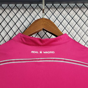 Camisa Real Madrid Away 2014/15 Manga Longa - Retrô Adidas Masculina - Rosa