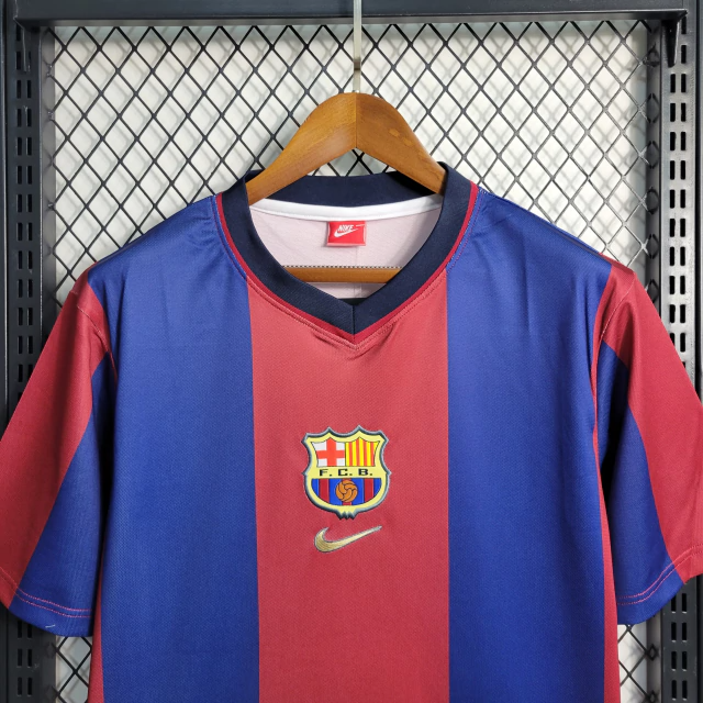 Camisa Barcelona I 1998/99 - Retrô Nike