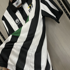 Camisa Botafogo Home 1995/96 - Retrô Finta Masculino - Preto e Branco