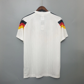 Camisa Alemanha Home 1990 - Retrô Adidas Masculino - Branco