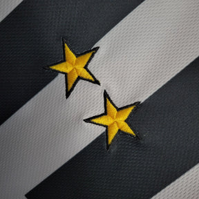 Camisa Juventus Home 1996/97 - Retrô Kappa Masculino - Preto e Branco