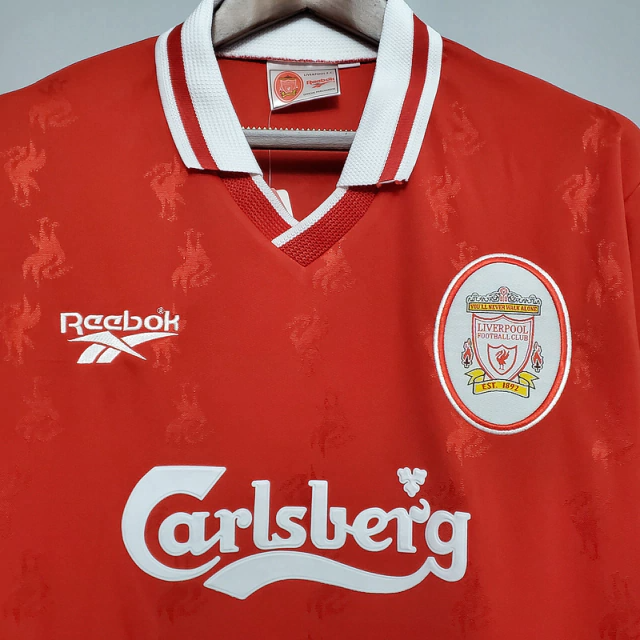 Camisa Liverpool I 1996/97 - Retrô Reebok
