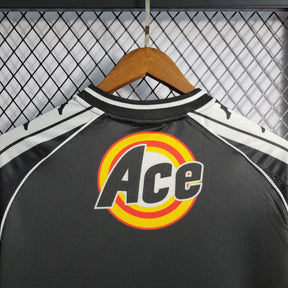 Camisa Vasco Away 1999/00 - Retrô Kappa Masculino - Preto e Branco