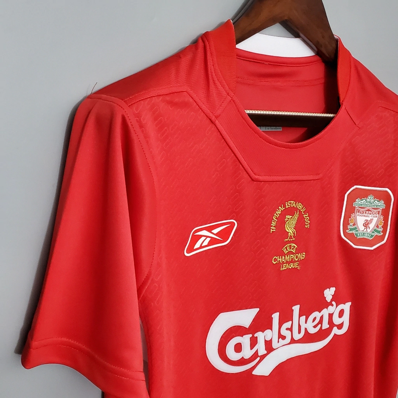 Camisa Liverpool I 2005/06 - Retrô Reebok