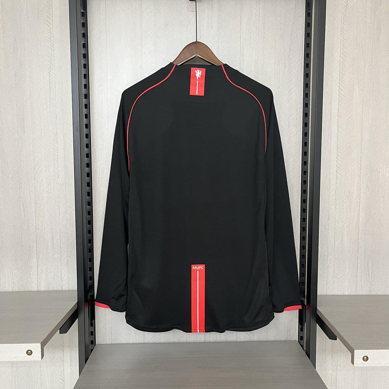 Camisa Manchester United II Manga Longa 2007/08 - Retrô Nike