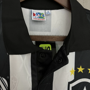 Camisa Botafogo Home 1995/96 - Retrô Finta Masculino - Preto e Branco