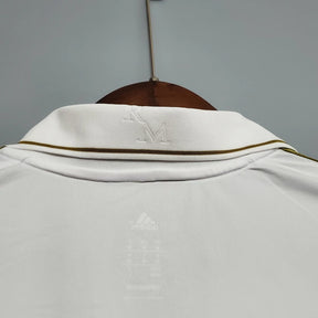 Camisa Real Madrid Home 2011/12 Manga Longa - Retrô Adidas Masculina - Branca