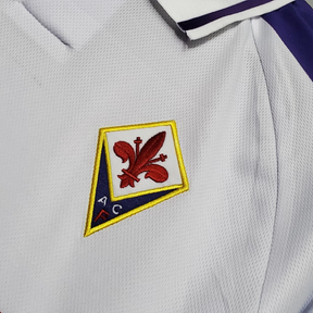 Camisa Fiorentina Away 1998/99 - Retrô Fila Masculino - Branco e roxo