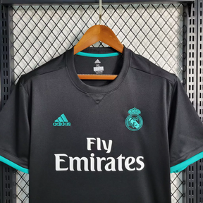 Camisa Real Madrid Away 2017/18 - Retrô Adidas Masculina - Preta