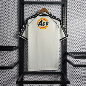 Camisa Vasco Home 1999/00 - Retrô Kappa Masculino - Branco e Preto