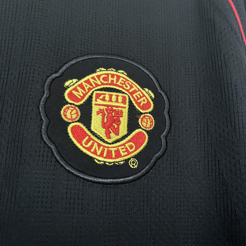 Camisa Manchester United II Manga Longa 2007/08 - Retrô Nike