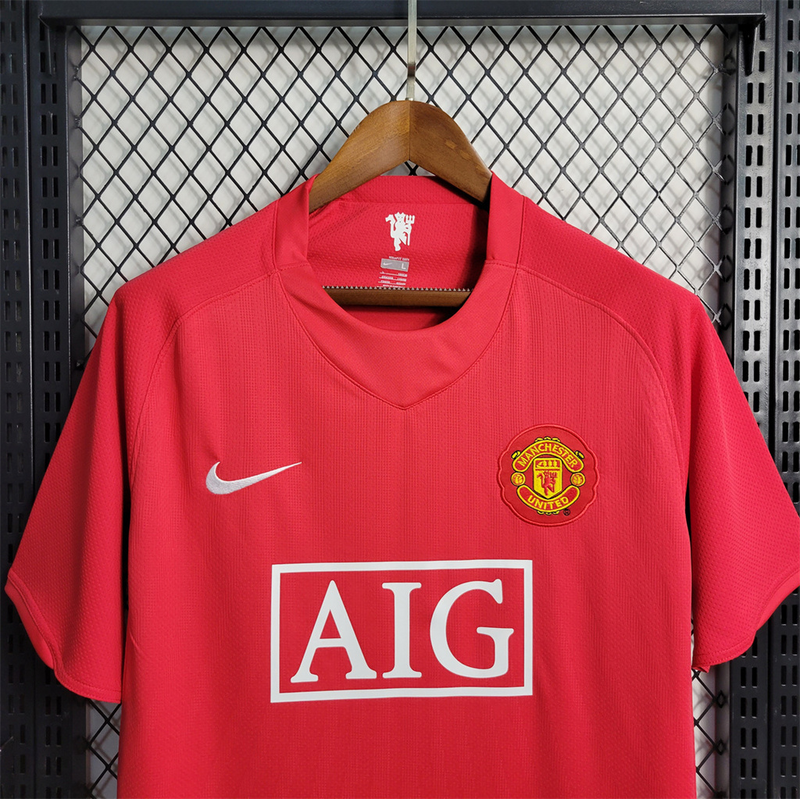 Camisa Manchester United I 2007/08 - Retrô Nike
