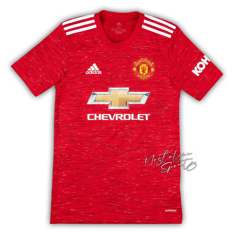 Camisa Manchester United I 2020/21 - Retrô Adidas