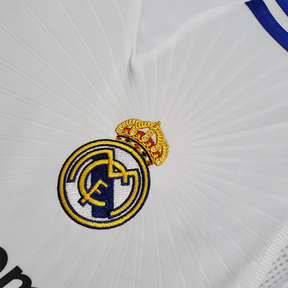 Camisa Real Madrid Home 2010/11 Manga Longa - Retrô Adidas Masculina - Branca