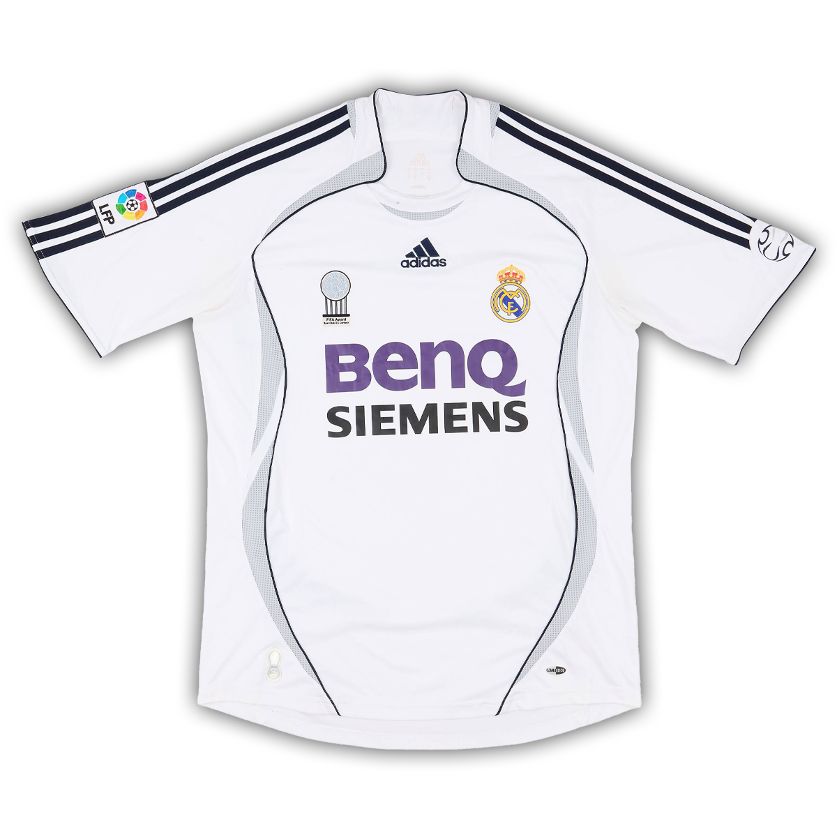 Camisa Real Madrid Home 2006/07 - Retrô Adidas Masculina - Branca