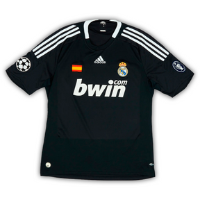 Camisa Real Madrid Third 2008/09 - Retrô Adidas Masculina - Preta