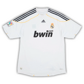 Camisa Real Madrid Home 2009/10 - Retrô Adidas Masculina - Branca