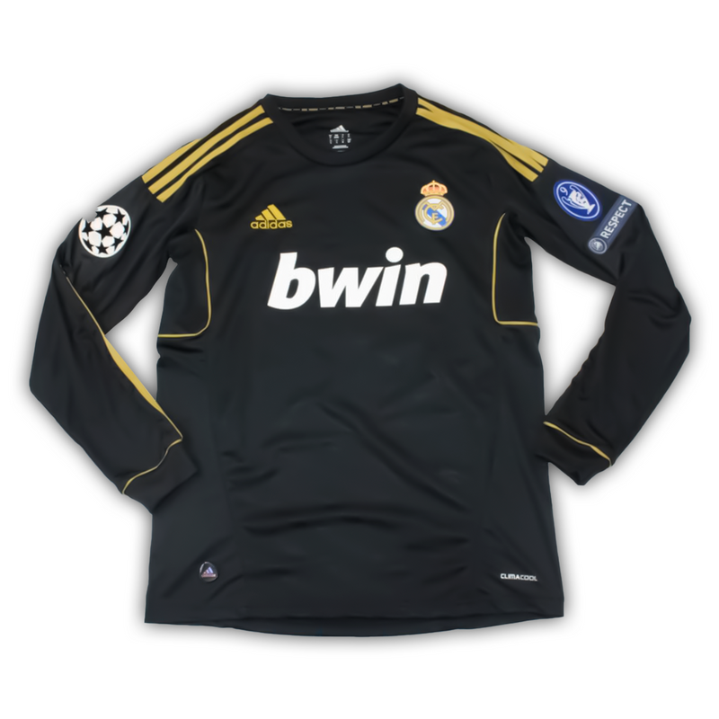 Camisa Real Madrid II 2011/12 Manga Longa - Retrô Adidas