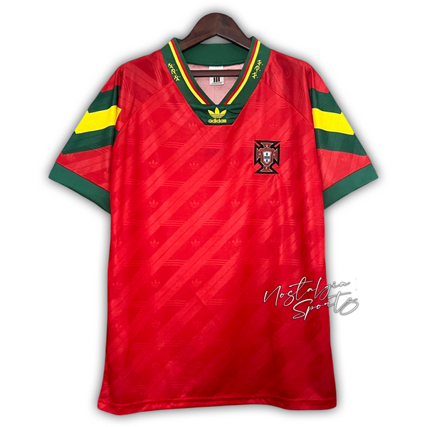 Camisa Portugal I 1992 - Retrô Adidas
