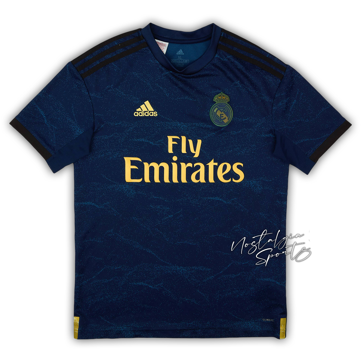Camisa Real Madrid Away 2019/20 - Retrô Adidas Masculina - Azul
