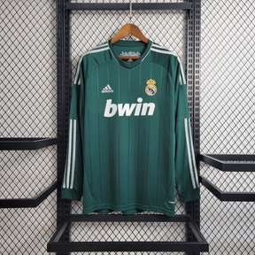 Camisa Real Madrid Thrid 2012/13 Manga Longa - Retrô Adidas Masculina - Verde