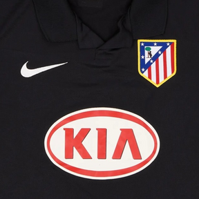 Camisa Atlético de Madrid Away 2009/10 - Retrô Nike Masculino - Preto