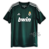 Camisa Real Madrid Third 2012/13 - Retrô Adidas Masculina - Verde
