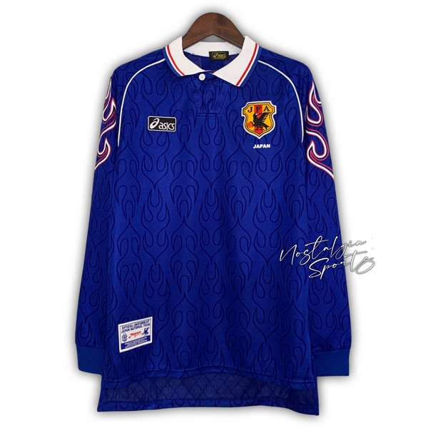 Camisa Japão I Manga Longa 1998 - Retrô Asics