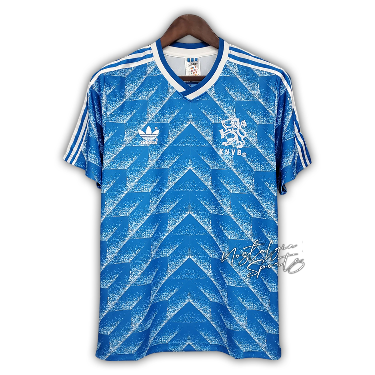 Camisa Holanda Away 1988 - Retrô Adidas Masculino - Azul