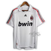 Camisa AC Milan Away 2007/08 - Retrô Adidas Masculino - Branco