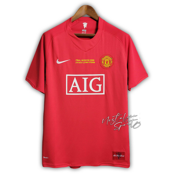 Camisa Manchester United I 2007/08 - Retrô Nike