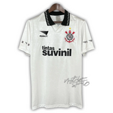 Camisa Corinthians Home 1995/96 - Retrô Masculino - Branco