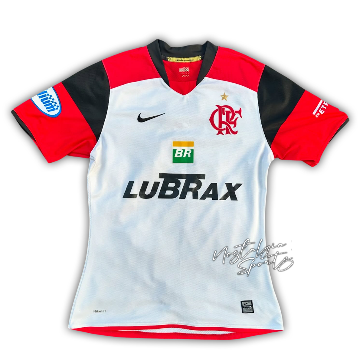 Camisa Flamengo Away 2008/09 - Retrô Nike Masculino - Branco